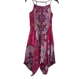 Children's Place Mommy and Me‎ Girls Dress Sz 14 XL NWT Floral Chevron High Low